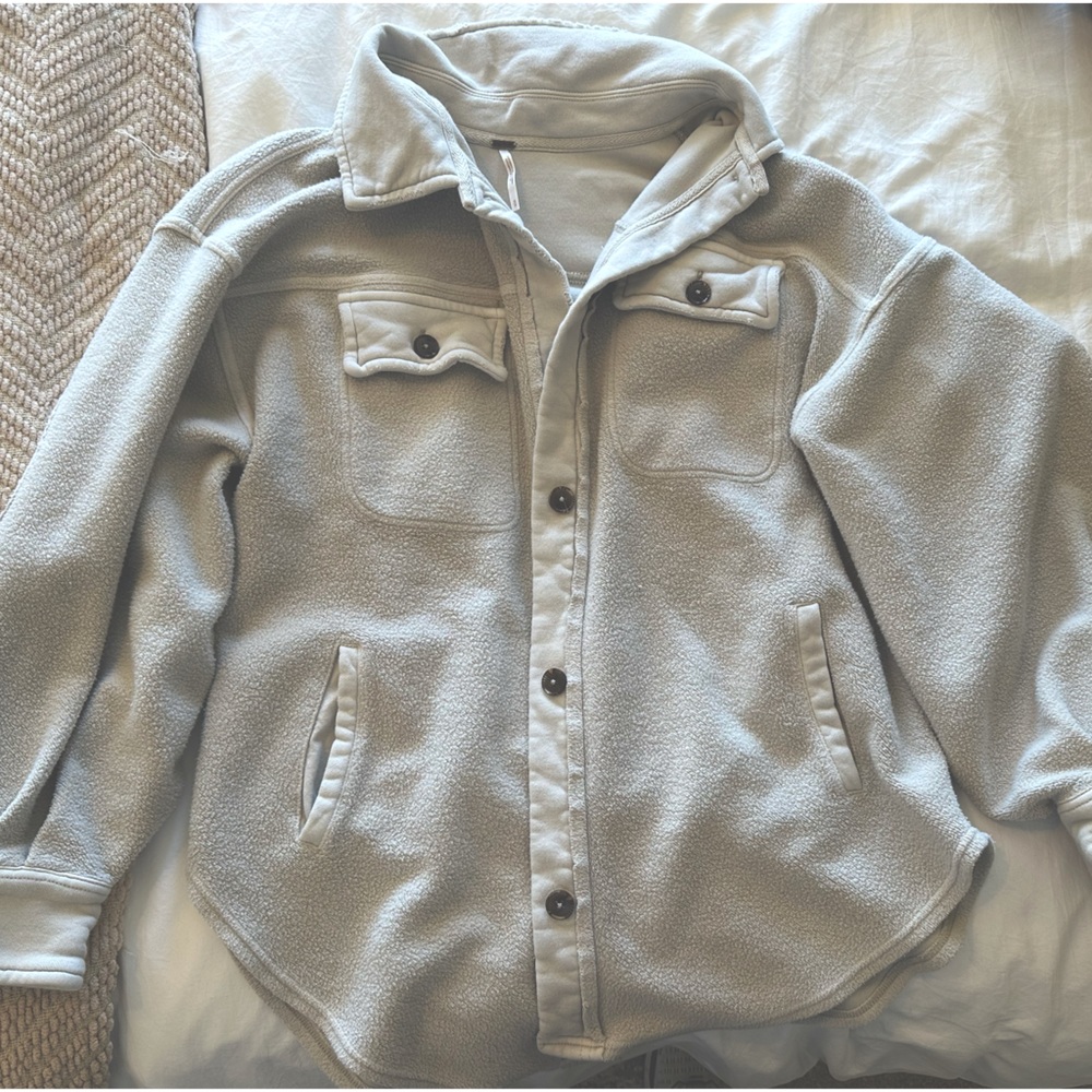 Free People Ruby jacket. Size small, beige color